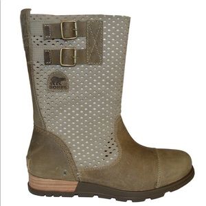 EUC Sorel Major Pull On Verdant Truffle 9